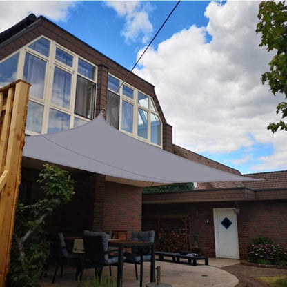 2X3M Waterproof UV-Protective Sun Sail for Outdoor Shade, Gray, 2x3m V1188-MS-325-0997