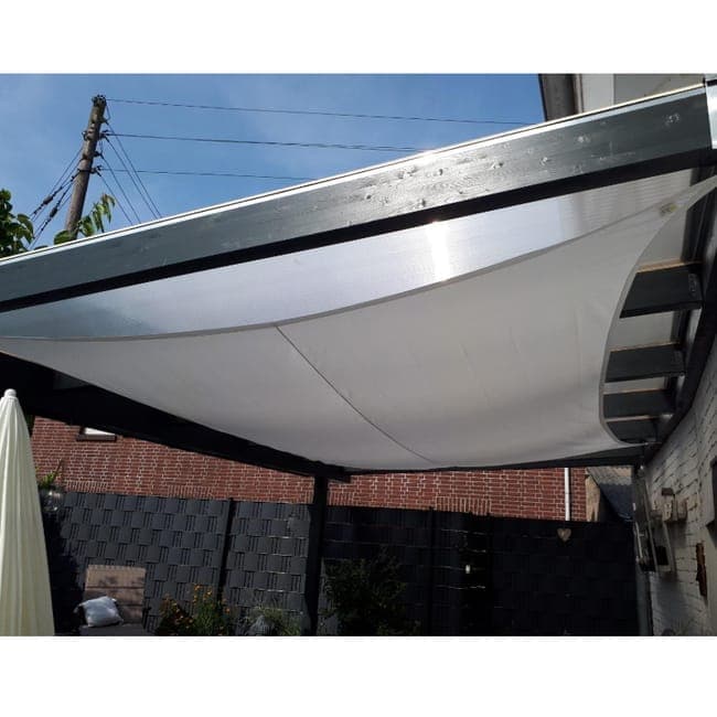 2X3M Waterproof UV-Protective Sun Sail for Outdoor Shade, Gray, 2x3m V1188-MS-325-0997