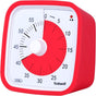 60 Minutes Visual Timer for Classrooms and Kids, Adjustable Volume, 10x10 cm, Red V1188-MS-325-1001