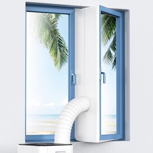 Window Seal for Portable AC, 500 x 38cm, Sealing Cloth with Zipper and Tape, Compatible with All Mobile Air V1188-MS-325-1013