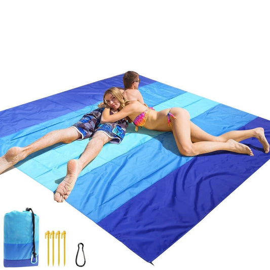 Waterproof Sand-Free Beach Blanket, 210x200 cm, Ultra-Light Portable for Beach Picnics and Camping V1188-MS-325-1020