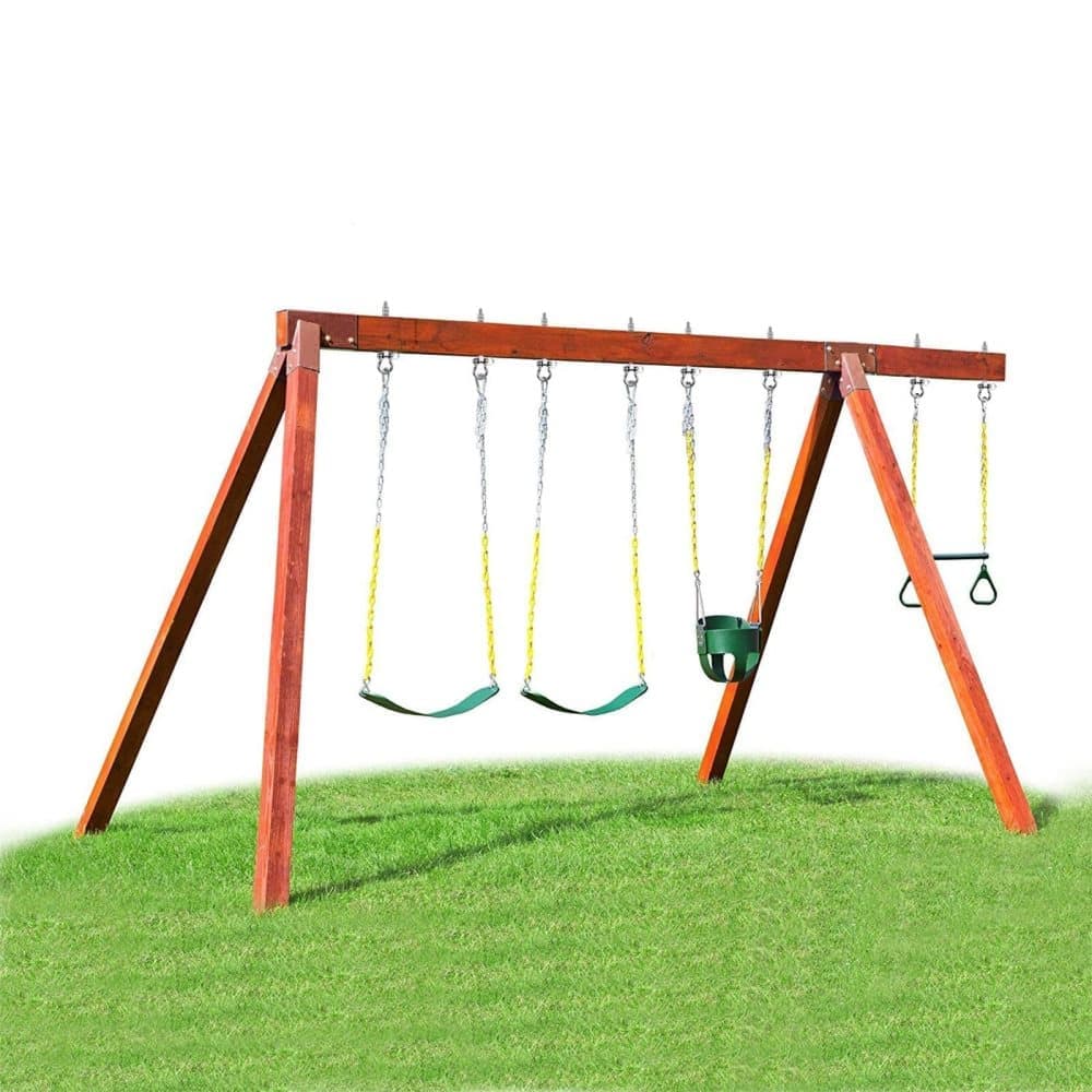 Stainless steel swing hooks 180 degrees rotating for swings and hammocks, durable easy assembly V1188-MS-325-1022