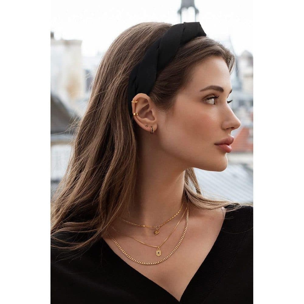 4-Pack Braided Headbands for Women, Wide Tiaras V1188-MS-325-1053