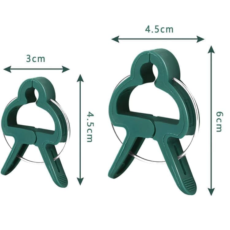 50-pack Plant Clamps for Trellis Support, 1.5 inch, 4.5cm x 6cm, Compatible with Plant Support Systems V1188-MS-325-1056