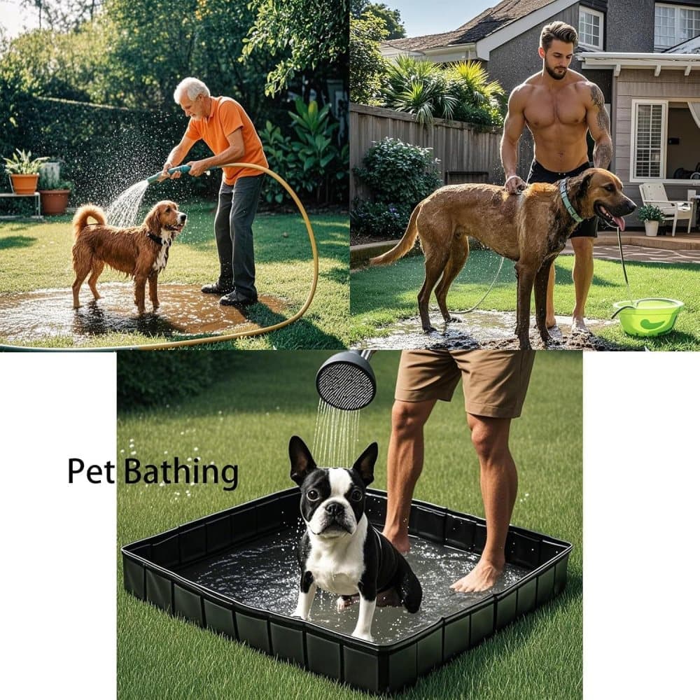 Portable Folding Camping Shower Base for Outdoor Shower Tent, RV, Pet Bath, Compatible with Most Brands V1188-MS-325-1057