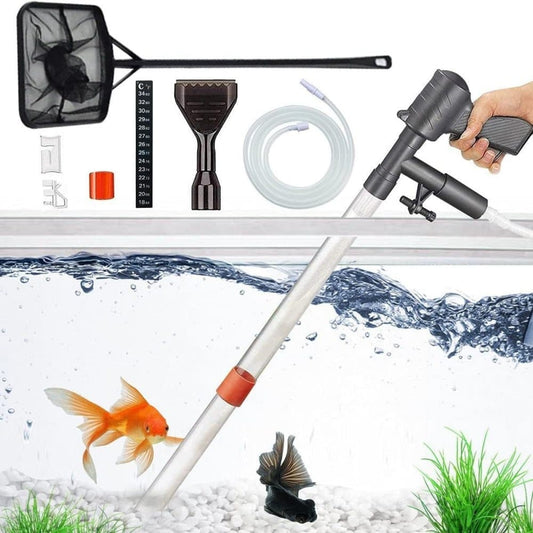 Aquarium Bottom Cleaner Set for Fish Tank, Effective Sand Cleaner, Compatible with Aquariums V1188-MS-325-1058