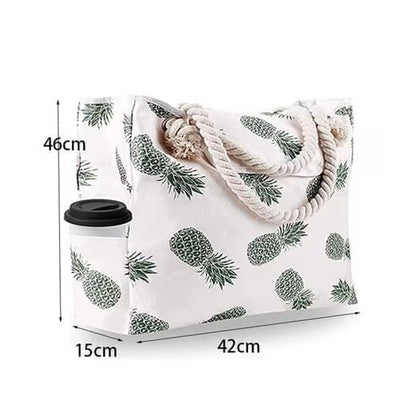 Large Waterproof Beach Bag for Women, Light Green, Extra Large V1188-MS-325-1062