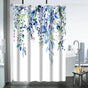 Waterproof Mold Resistant Shower Curtain Eucalyptus Blue Green, 180x180 cm V1188-MS-325-1065