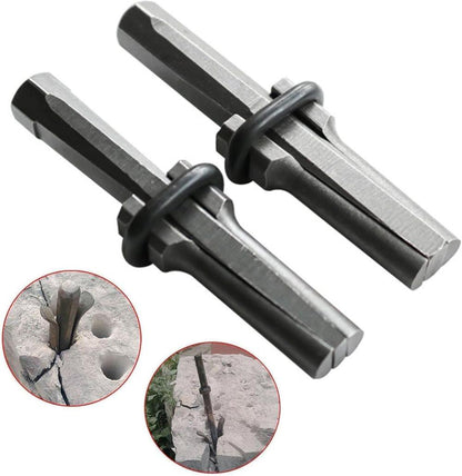 5-Pack 16mm Cracking Wedges, Durable Rock Cutting Tool for Stone Cracking, 16mm V1188-MS-325-1067
