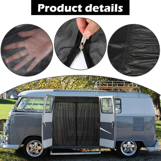 Magnetic car trunk mosquito net 180X150cm, compatible with most vehicles, for camping and fishing V1188-MS-325-1070