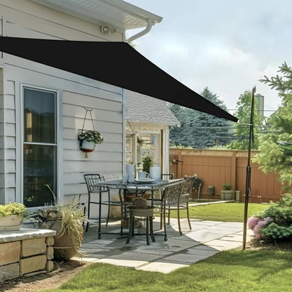 4x4x5.7M Waterproof Triangular UV Protection Sun Sail for Garden Terrace and Pool, White, Includes Mounting V1188-MS-325-1072