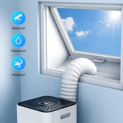 Water Repellent Window Sealing Cloth 400x37cm, Compatible with Portable Air Conditioners V1188-MS-325-1096