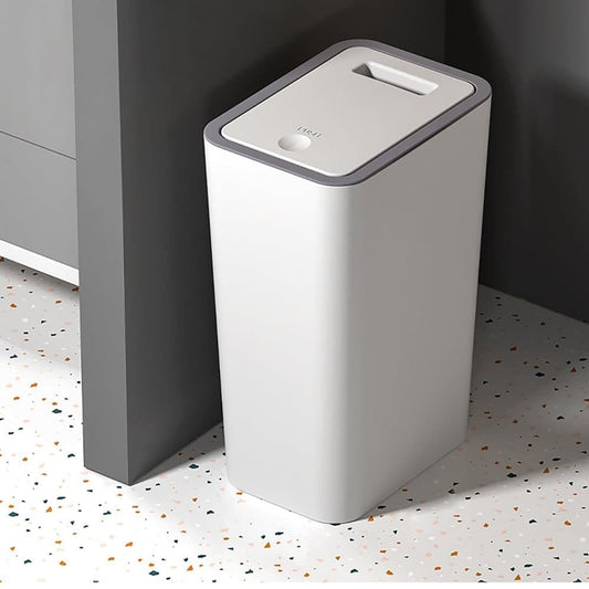 10L Green Trash Can with Lid, Durable Corrosion-Resistant Odor-Proof Leak-Proof for Kitchen Bathroom Living V1188-MS-325-1106
