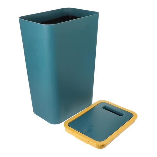12L Green Trash Can with Lid, Durable Corrosion-Resistant Odor and Leak Proof for Kitchen Bathroom Living V1188-MS-325-1111
