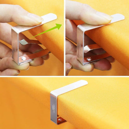 8 Picnic Table Cloth Clips, Elegant Solution for Table Setting, 8-pack V1188-MS-325-1112