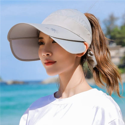 Women's Sun Hat Wide Brim UV Protective Golf Hat for Outdoor, One Size V1188-MS-325-1113