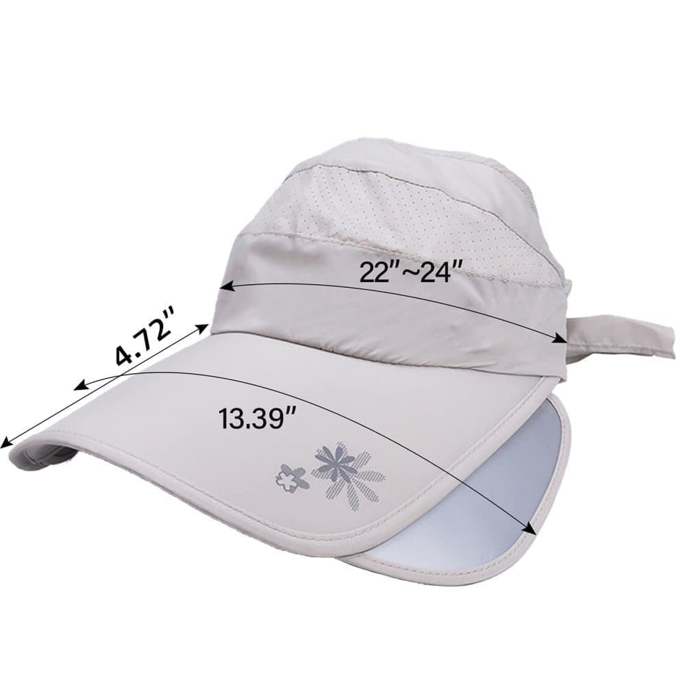 Women's Sun Hat Wide Brim UV Protective Golf Hat for Outdoor, One Size V1188-MS-325-1113