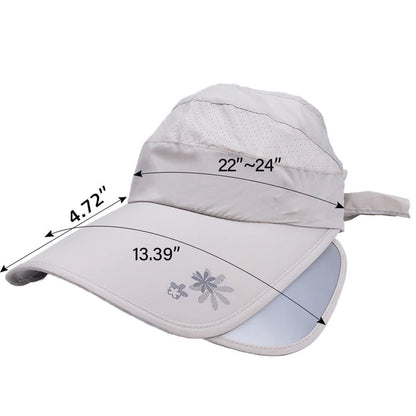 Women's Sun Hat Wide Brim UV Protective Golf Hat for Outdoor, One Size V1188-MS-325-1113