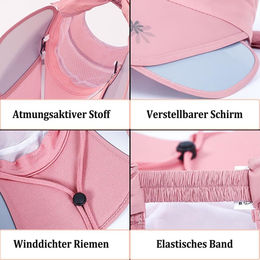 Women's Sun Hat Wide Brim UV Protective Golf Hat for Outdoor, One Size V1188-MS-325-1113