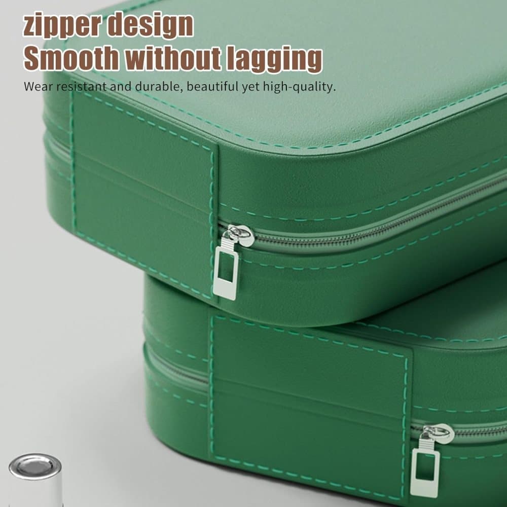 Portable Makeup Bag with LED Mirror, 3 Light Modes & Storage Compartment, Travel Cosmetic Organizer for V1188-MS-325-1119