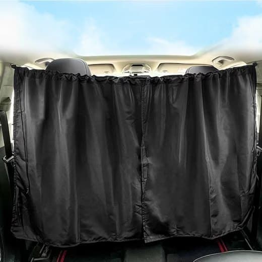 3-pack Car Sunshade Privacy Curtain with Mosquito Net, Fits Over Car Windows and Compartment V1188-MS-325-1123