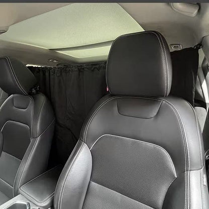 3-pack Car Sunshade Privacy Curtain with Mosquito Net, Fits Over Car Windows and Compartment V1188-MS-325-1123