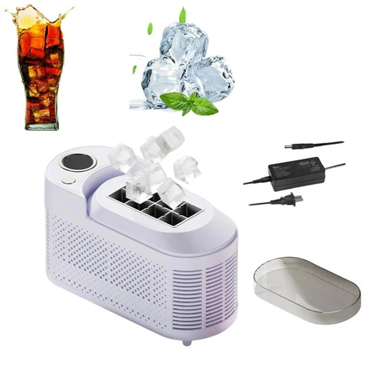 Portable Ice Machine Fast Ice Production in 10-15 Minutes Energy-Efficient Small Ice Maker with Low Noise V1188-MS-325-1133