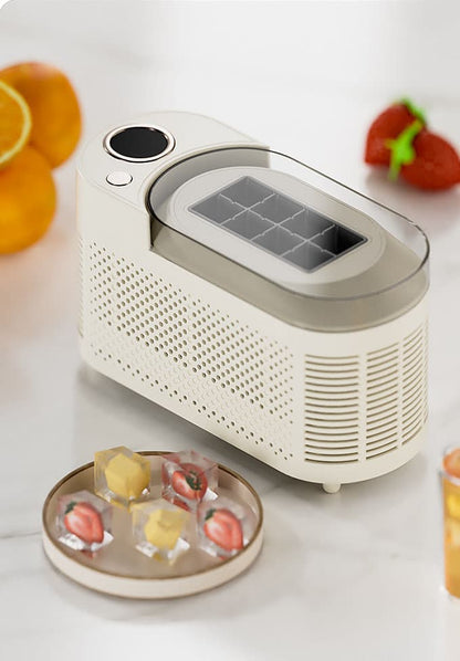 Portable Ice Machine Fast Ice Production in 10-15 Minutes Energy-Efficient Small Ice Maker with Low Noise V1188-MS-325-1134