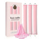 Heat-Free Hair Curlers 4-piece, Pink, Flexible Curling Rollers with Hook, Gentle Hair Care without Heat V1188-MS-325-1138
