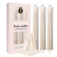 Heat-Free Hair Curlers 4-piece, Gentle Flexible Curling Rollers with Hook, No Heat Hair Care, Wood V1188-MS-325-1141