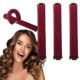 4-Piece Heat-Free Hair Curlers for All Hair Types, Flexible Curling Rollers with Hook, Gentle No Heat Hair V1188-MS-325-1143