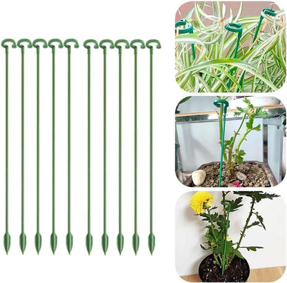10-Pack Plant Support Flower Stakes for Potted Plants, 12 Inches V1188-MS-325-1144
