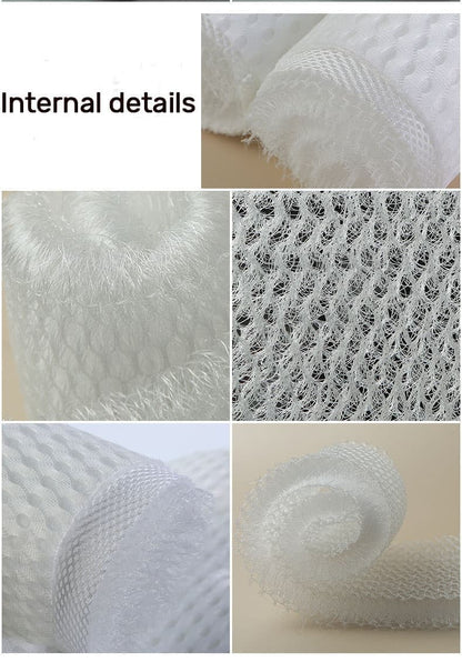 Bathtub Cushion with 7 Suction Cups, 4D Breathable Headrest for Relaxation, Compatible with Bathtubs & V1188-MS-325-1153