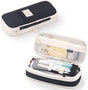 Large Capacity Foldable Multifunctional Pencil Case with Zipper, Black V1188-MS-325-1155