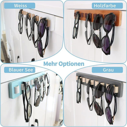 Eyeglass Holder Stand Organizer Wall Mounted for Sunglasses and Eyeglasses, Black V1188-MS-325-1167