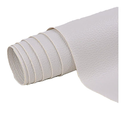 50 Self-Adhesive Repair Patches for Leather Furniture, White, 10x10cm V1188-MS-325-1182