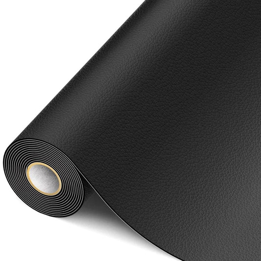 50 Self-Adhesive Repair Patches for Artificial Leather, 10x10cm, Black V1188-MS-325-1183