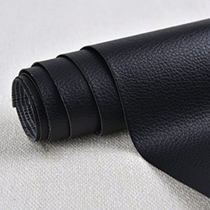 50 Self-Adhesive Repair Patches for Artificial Leather, 10x10cm, Black V1188-MS-325-1183