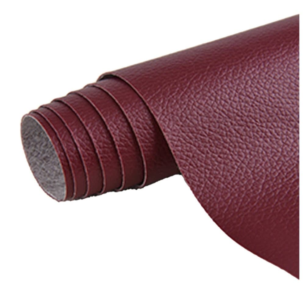 50 cm x 137 cm Self-adhesive Repair Patch for Leather Furniture, Red, Compatible with Artificial Leather Fix V1188-MS-325-1187