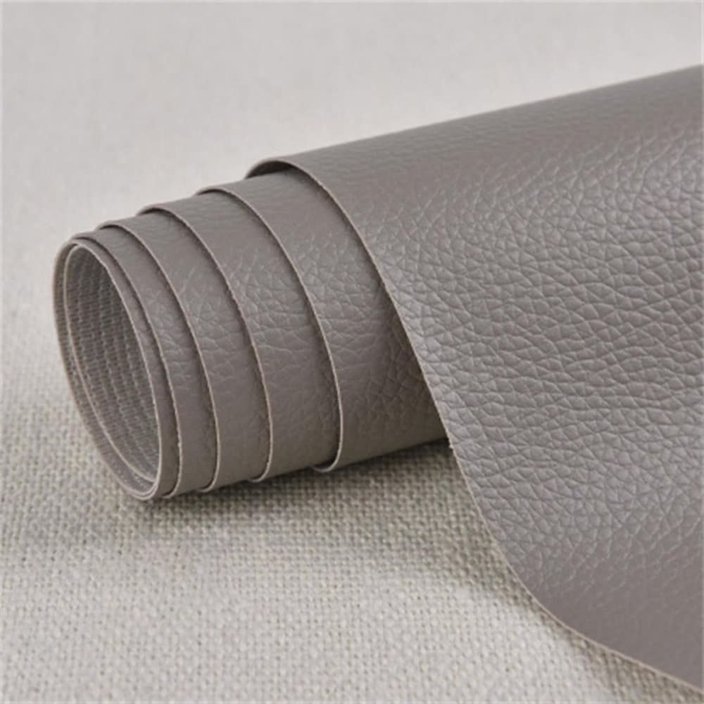 Artificial Leather Repair Patch Self-Adhesive, 30 cm x 137 cm, Gray, Fix Dekor Compatible V1188-MS-325-1189