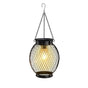 Solar Powered LED Outdoor Lantern with Solar Panel, IP65 Waterproof, for Garden Patio, Compatible with V1188-MS-325-1216