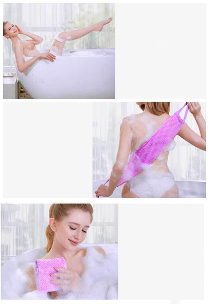 Exfoliating Body Scrub & Back Scrub for Shower, Deep Cleansing, Easy Assembly, Smooth Washing V1188-MS-325-1219