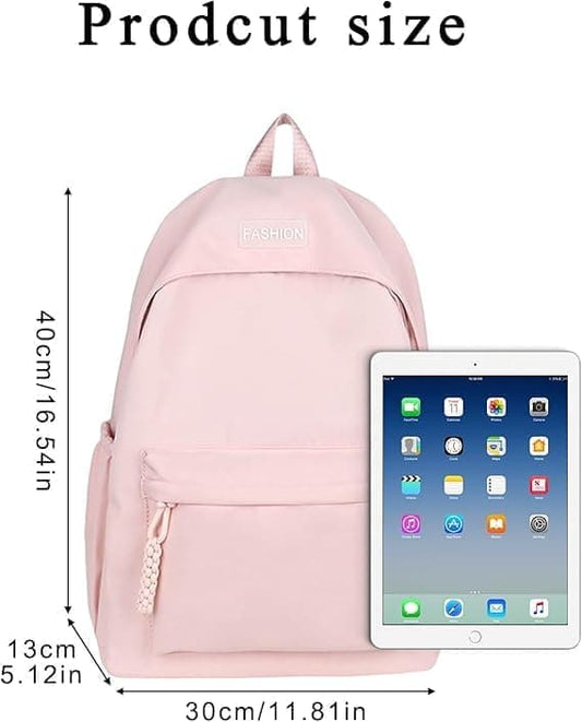 Waterproof Children's Backpack Lightweight School Bag for Everyday Use and Travel, Pink V1188-MS-325-1221