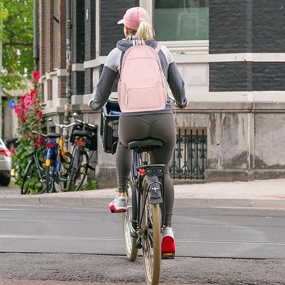 Waterproof Children's Backpack Lightweight School Bag for Everyday Use and Travel, Pink V1188-MS-325-1221