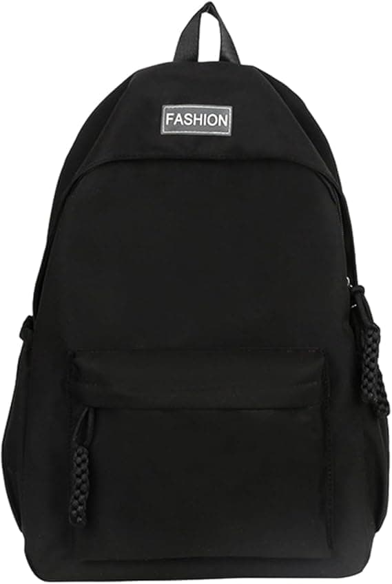 Waterproof Children's Backpack for School Travel Lightweight School Bag Everyday Leisure Bag, Black V1188-MS-325-1223