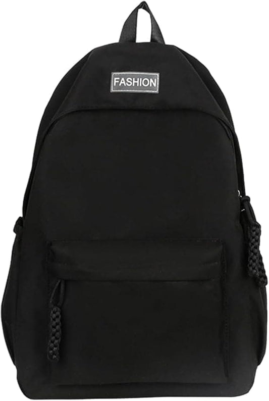 Waterproof Children's Backpack for School Travel Lightweight School Bag Everyday Leisure Bag, Black V1188-MS-325-1223