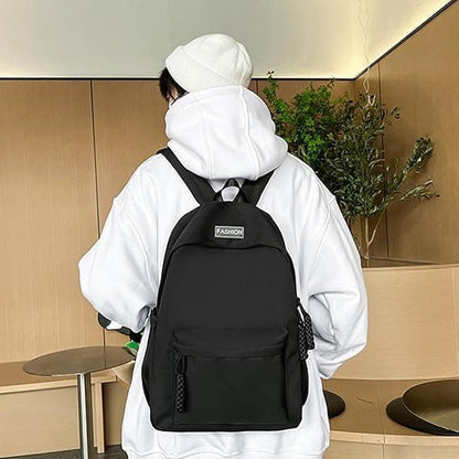 Waterproof Children's Backpack for School Travel Lightweight School Bag Everyday Leisure Bag, Black V1188-MS-325-1223