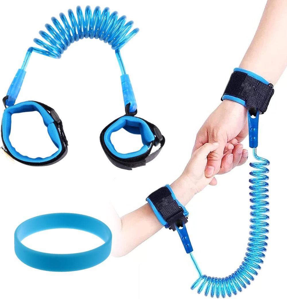 165 cm Kids Safety Leash Wrist Harness with Strap, Blue, for Children V1188-MS-325-1224