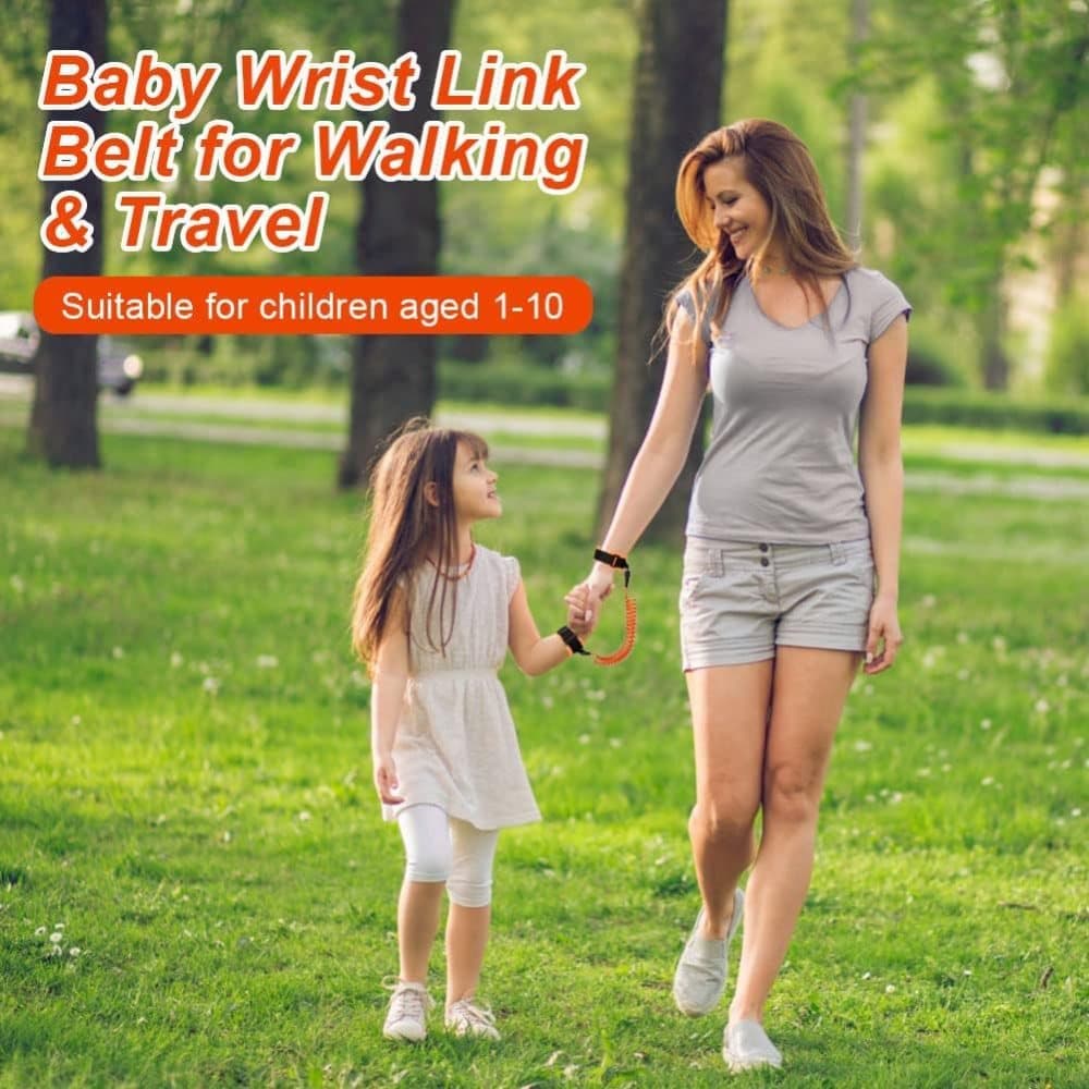 165 cm Kids Leash Wrist Harness, Compatible with All Brands, Orange V1188-MS-325-1225