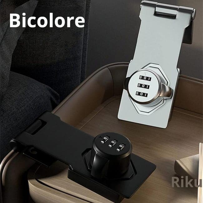 3-Digit Keyless Cabinet Lock with Knob, Durable Stainless Steel, Compatible with Wooden Boxes and Cabinets, V1188-MS-325-1226